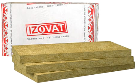 Мінеральна вата IZOVAT 135 1.2 м2 150 мм 1х0.6 м х 2 шт (139218)